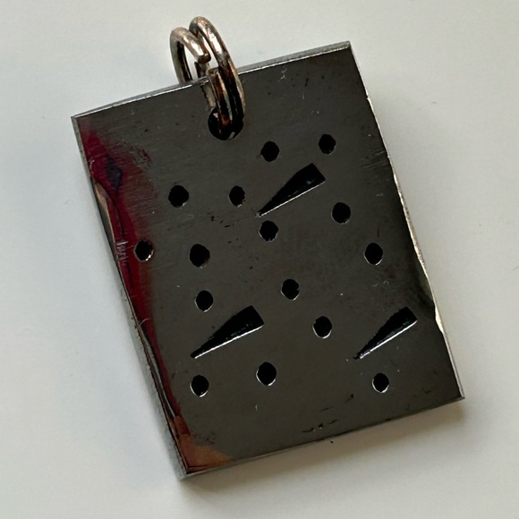 Silver Rectangular Pendant - Picture 2 of 5